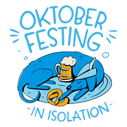 Oktober festing in isolation quote color stroke Transparent PNG