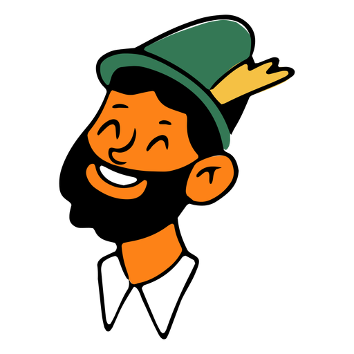 Hombre alemán feliz Diseño PNG