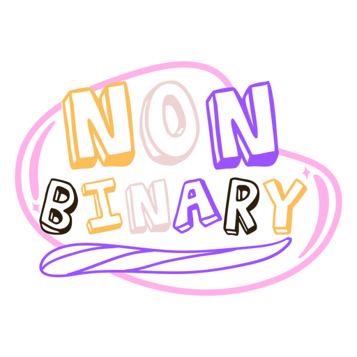 Nicht binärer Strich PNG-Design