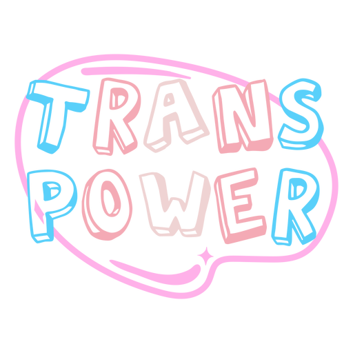 Trans power stroke badge