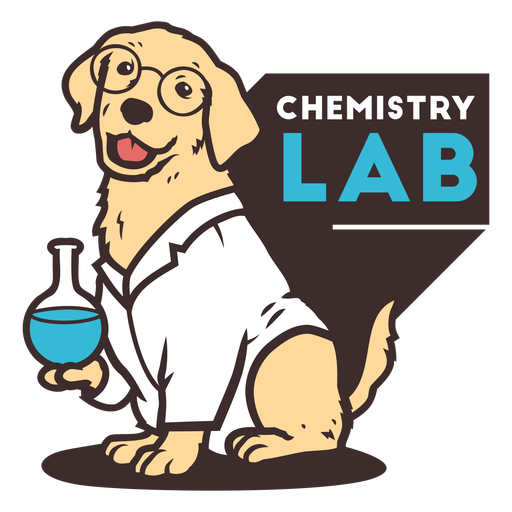 Cão de laboratório brinca com traço de cor Desenho PNG