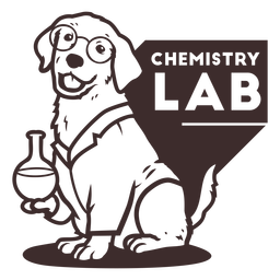 Cão de laboratório de química cita curso preenchido Transparent PNG