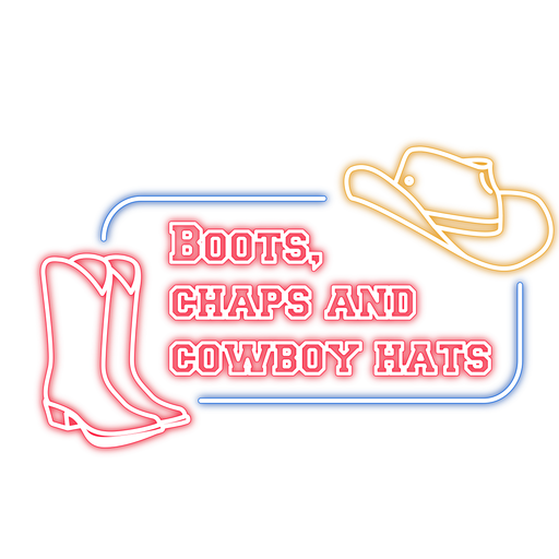 Botas, perneiras e distintivo de chapéus de cowboy Desenho PNG