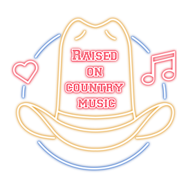 Criado em distintivo de música country Transparent PNG