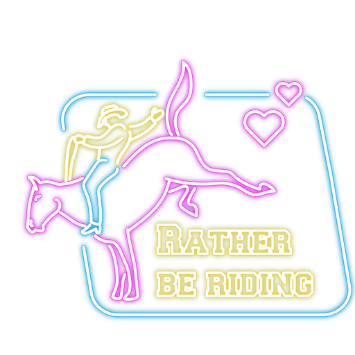 Rather be riding badge PNG Design