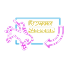 Cowboy attitude badge PNG Design Transparent PNG