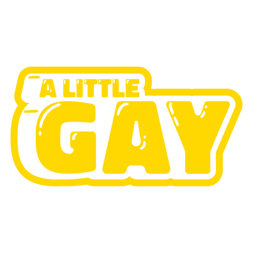 Uma pequena cita??o de orgulho gay brilhante Desenho PNG