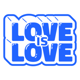 Liebe ist Liebesstolz-Zitat glänzend PNG-Design