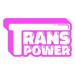 Cotización de orgullo trans power recortada
