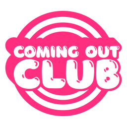 Club de salida recortado Diseño PNG