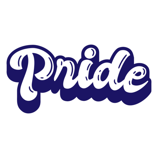 Pride filled stroke PNG Design