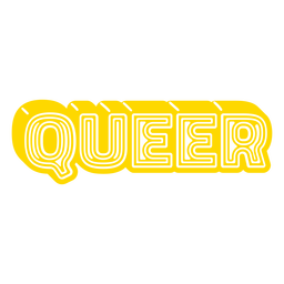 Queer-Abzeichen ausgeschnitten PNG-Design