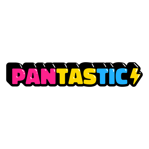 Pantastic quote glossy PNG Design