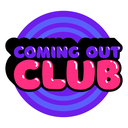 Coming-out-Club-Stolz-Zitat gl?nzend PNG-Design