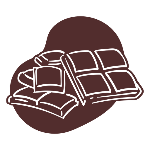 Chocolate bars cut out PNG Design