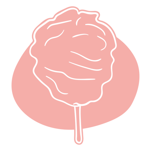Cotton candy sweet food PNG Design