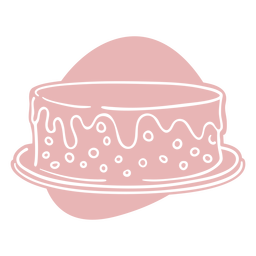 Sprinkles cake cut out Transparent PNG