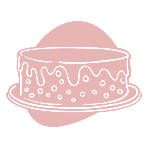 Streuselkuchen ausgeschnitten PNG-Design