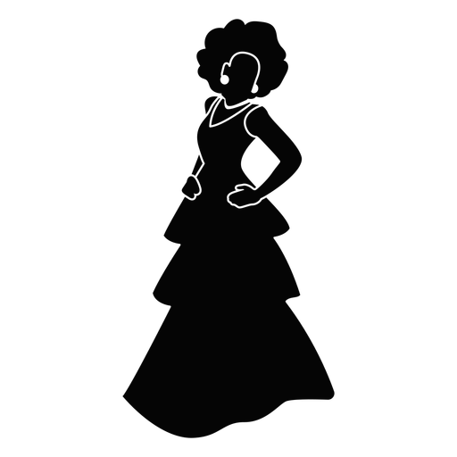 Abschlussballmädchen im Kostüm ausgeschnitten PNG-Design