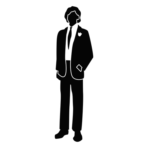 Person in schicker Anzug-Abschlussballparty PNG-Design