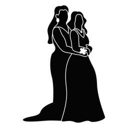 Corte de amor de pareja de baile Diseño PNG