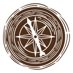 Herramienta de brújula tradicional Diseño PNG