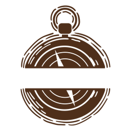 Travel compass label PNG Design
