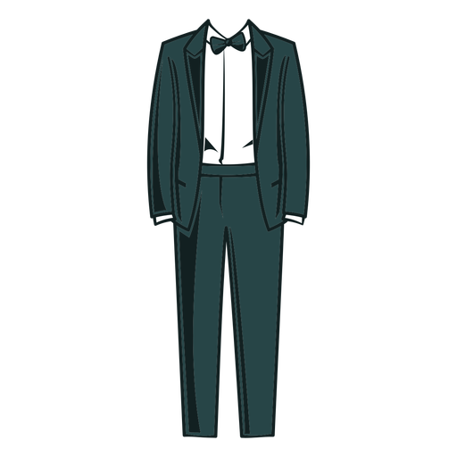 Formal suit color stroke