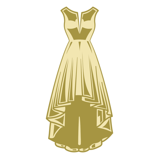 Tra?o de cor de vestido formal Desenho PNG