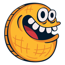 Desenho de personagem de comida de waffle louco Desenho PNG