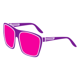 Purple Glasses Cut Out PNG & SVG Design For T-Shirts