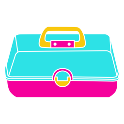 Colorful case cut out PNG Design Transparent PNG