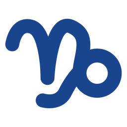 Signo de Capricórnio plano Desenho PNG