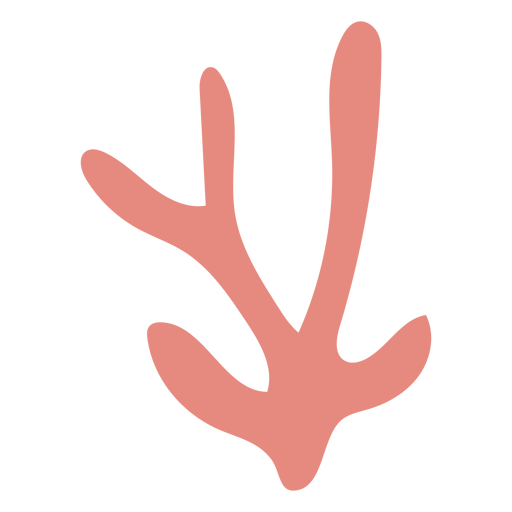 Pink plant flat PNG Design