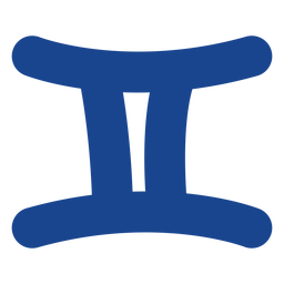Gemini zodiac sign flat PNG Design Transparent PNG