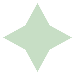 Estrela azul clara plana Desenho PNG