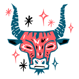 Taurus bull zodiac signs semi flat