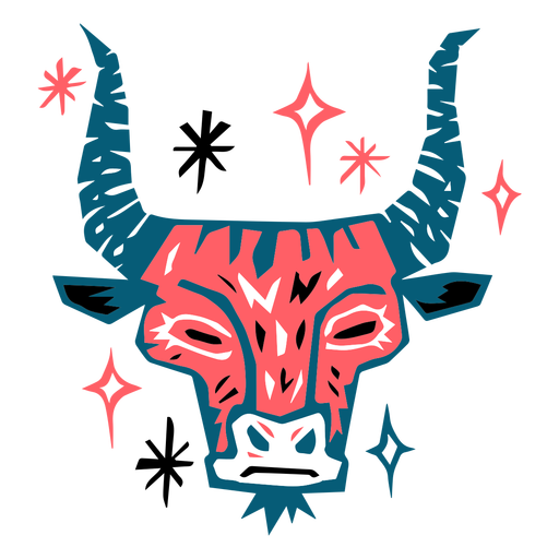 Taurus bull zodiac signs semi flat