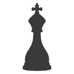 King chess piece simple silhouette