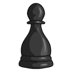 Pawn Black Chess Piece PNG Clip Art - Best WEB Clipart