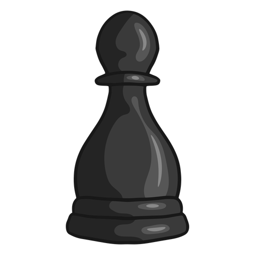 Rook Chess Sticker (Black)