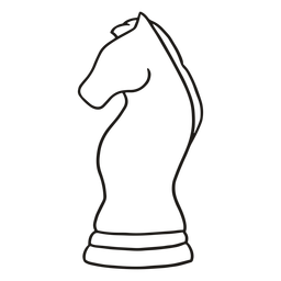 Knight Chess Piece Outline Svg Png Icon Free Download (#34045) 