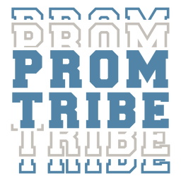 Prom Tribe ausgeschnitten PNG-Design