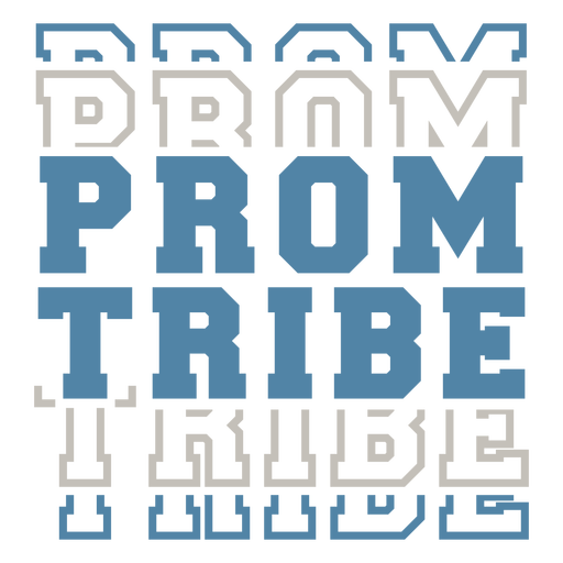 Prom tribe cut out PNG Design