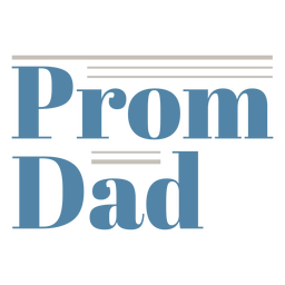 Prom dad badge PNG Design Transparent PNG
