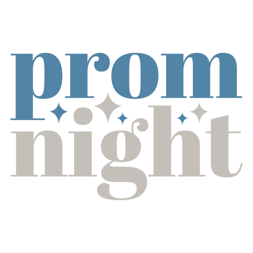 Prom-Nacht-Abzeichen PNG-Design