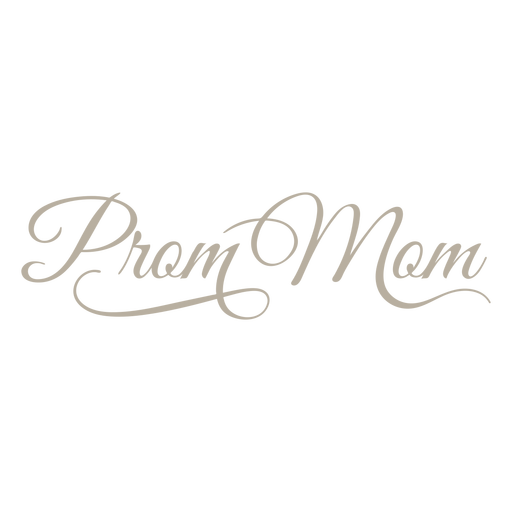 Prom mom badge PNG Design