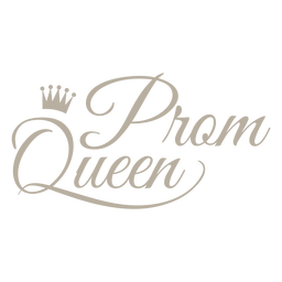 Prom-Queen-Abzeichen PNG-Design