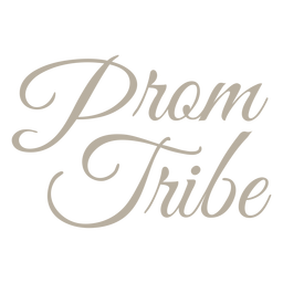 Prom tribe lettering PNG Design