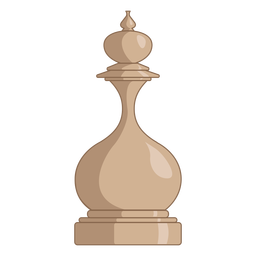 King chess piece white color stroke Transparent PNG